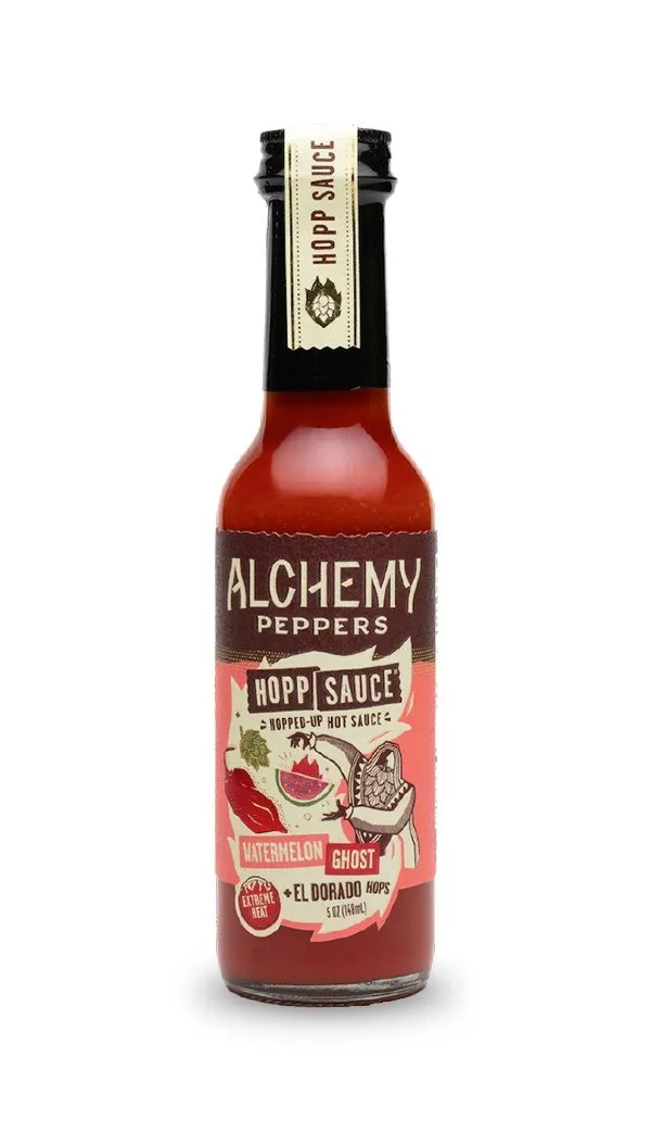 Alchemy Peppers Watermelon Ghost bottle
