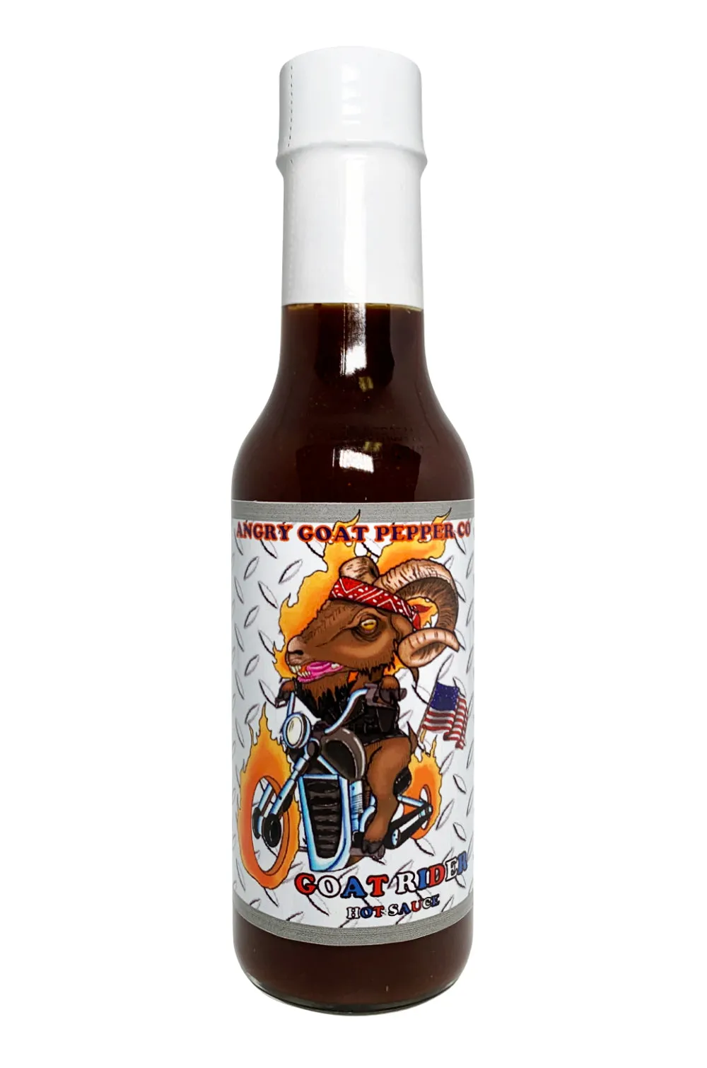 Angry Goat Pepper Co. Goat Rider bottle