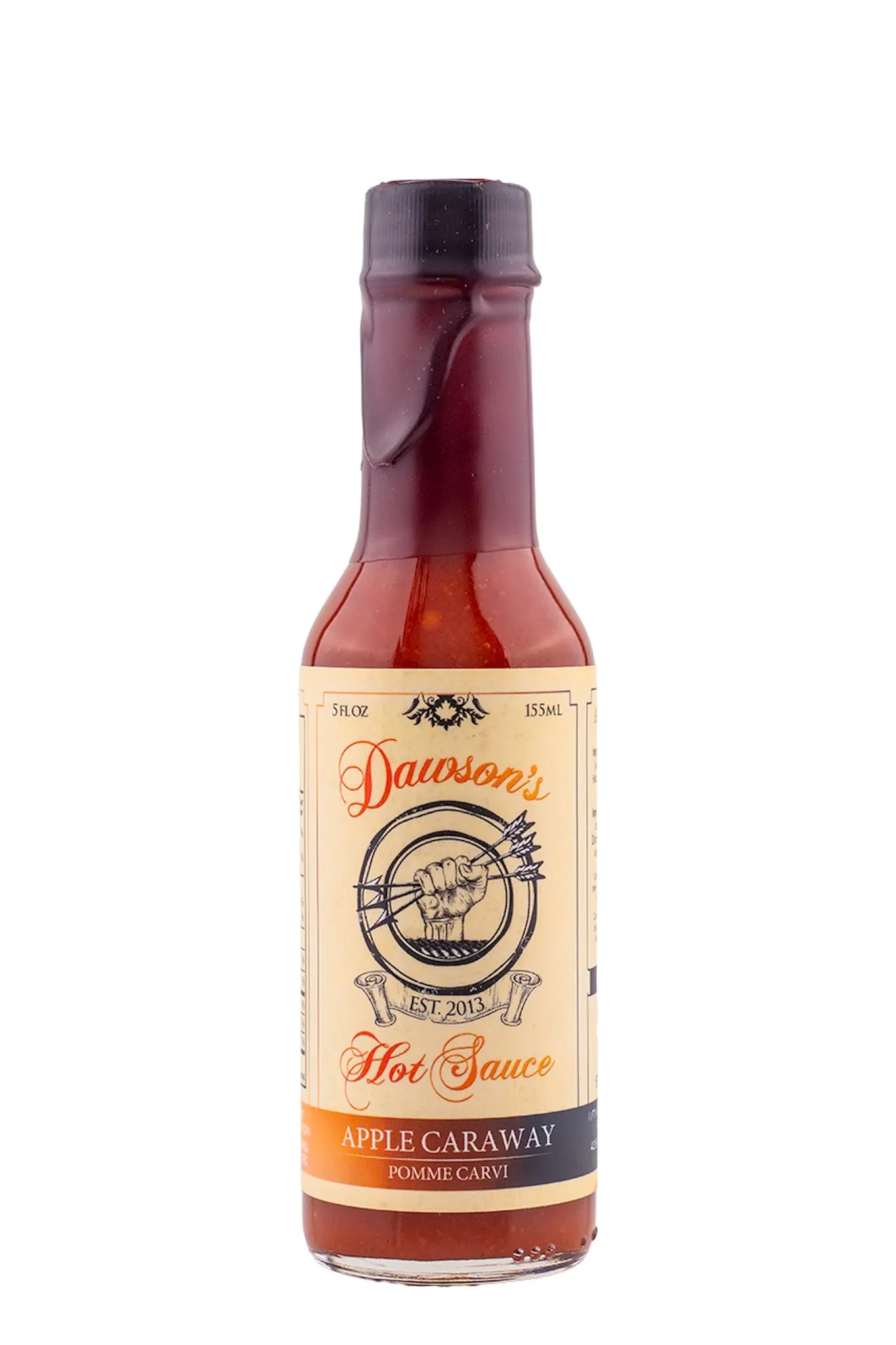 Dawson's Hot Sauce Apple Caraway bottle