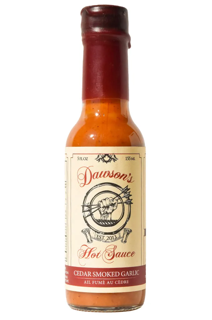 Dawson's Cedar Smoked Garlic bottle