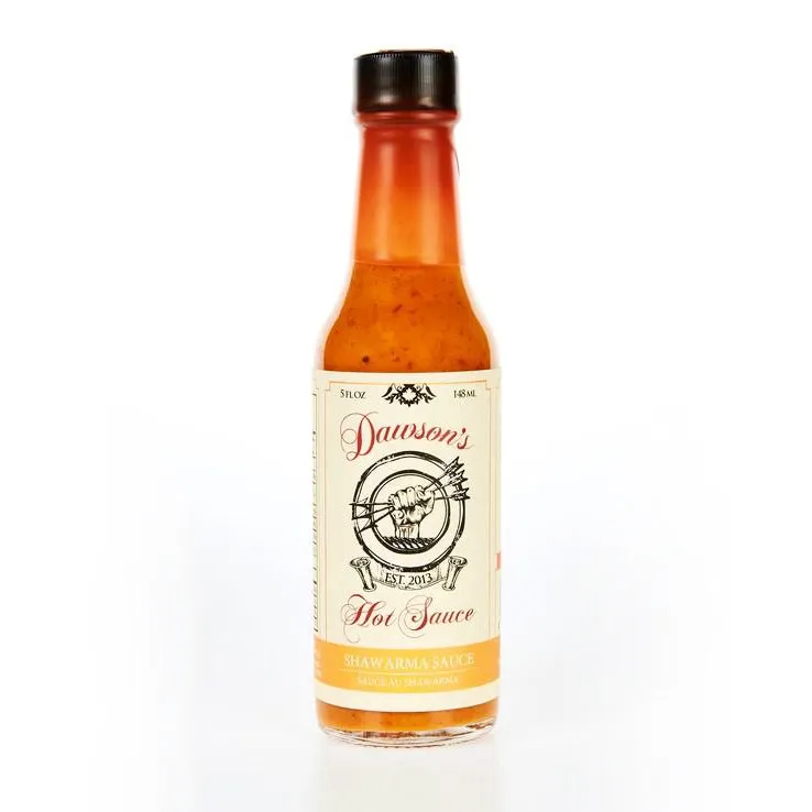 Dawson’s Hot Sauce Shawarma Sauce bottle