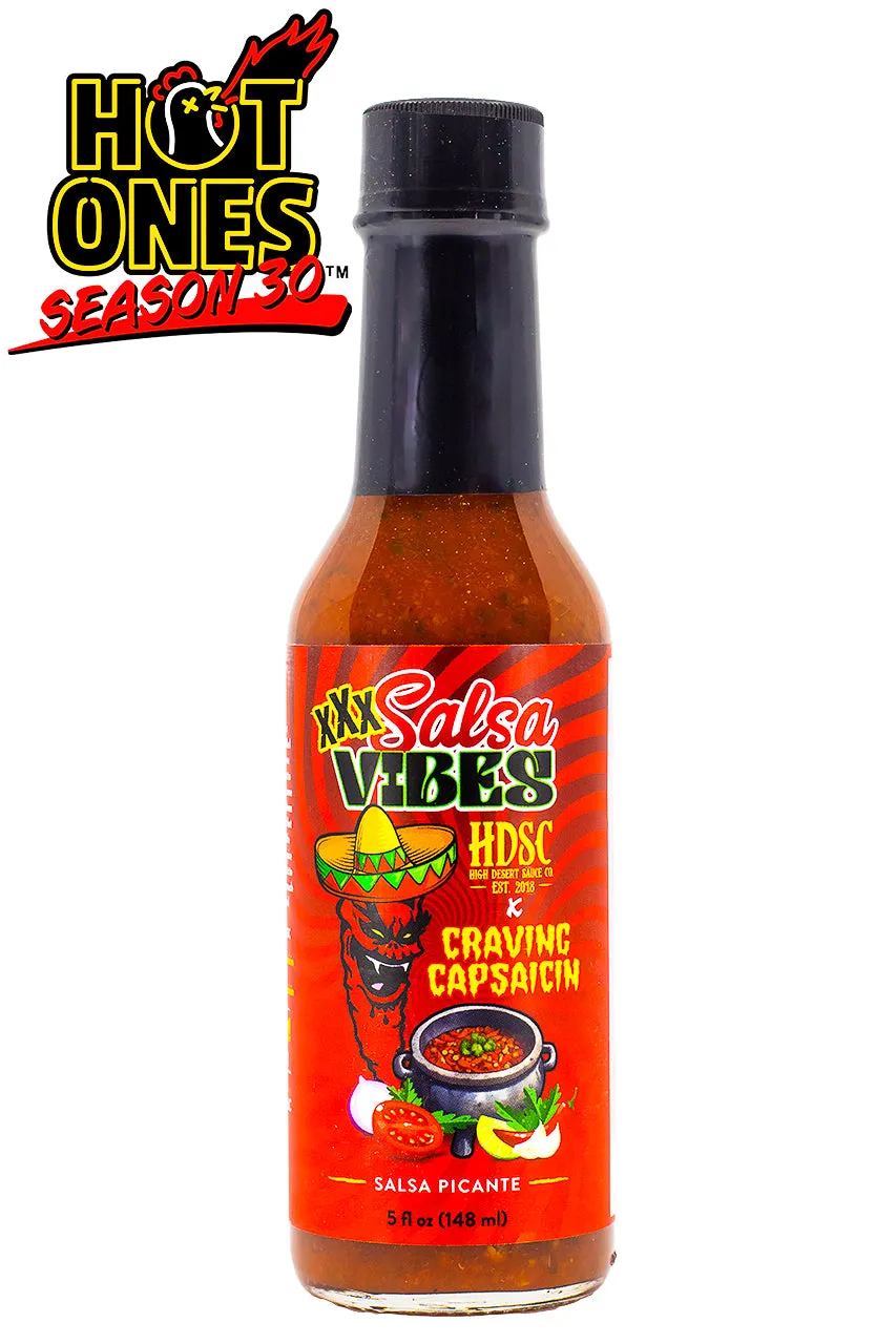 High Desert Sauce Co. XXX Salsa Vibes bottle