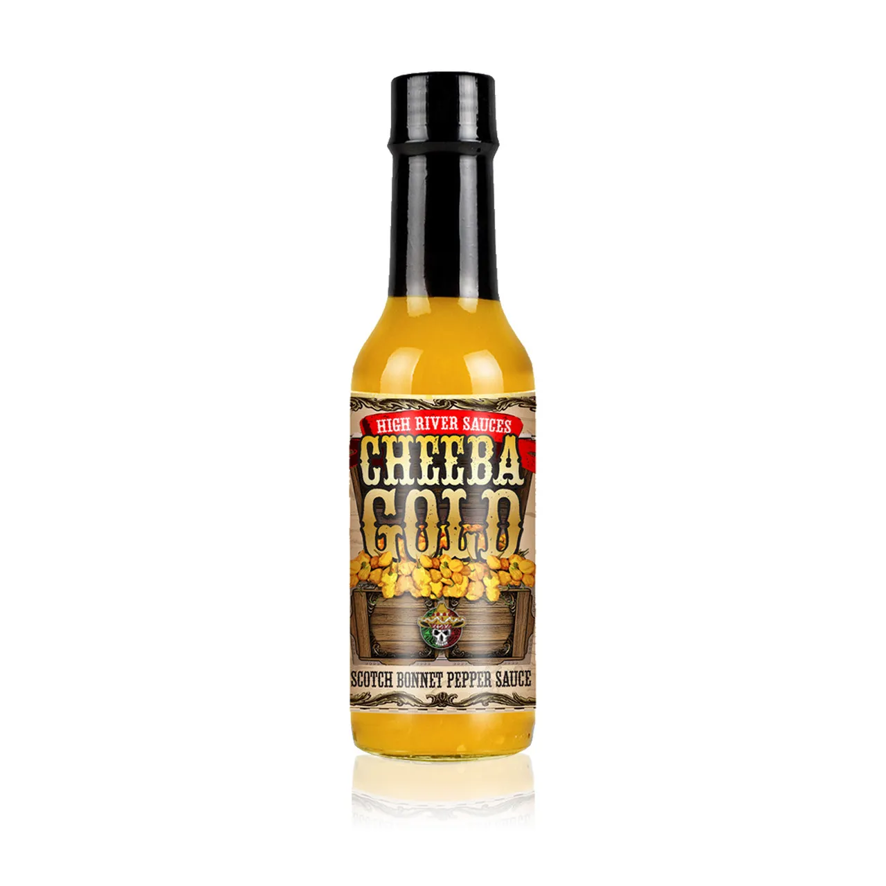 High River Sauces Cheeba Gold bottle