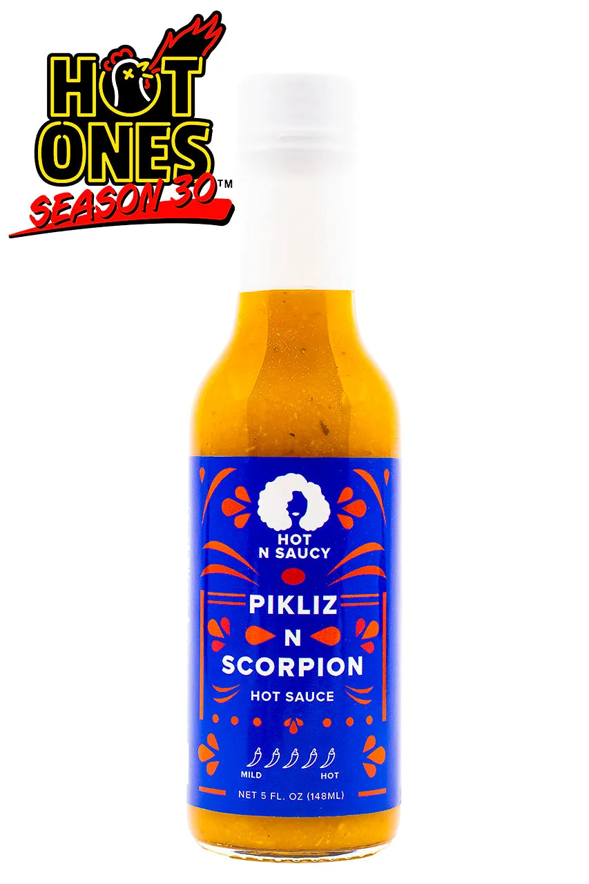 Hot N Saucy Pikliz N Scorpion bottle
