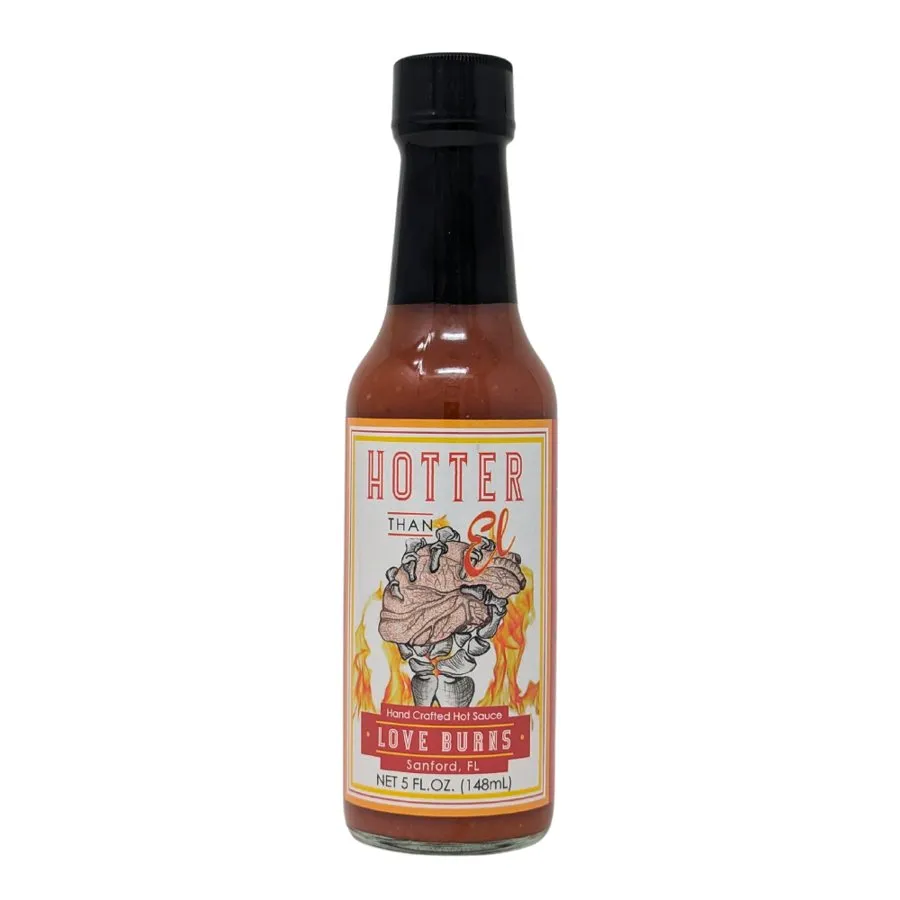 Hotter Than El Love Burns bottle