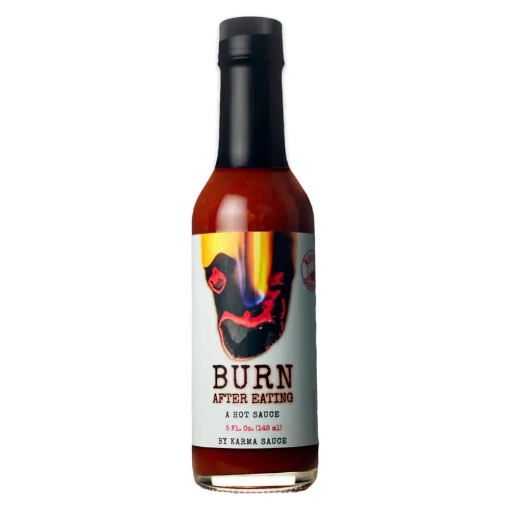 Karma Sauce Burn After Eating bottle