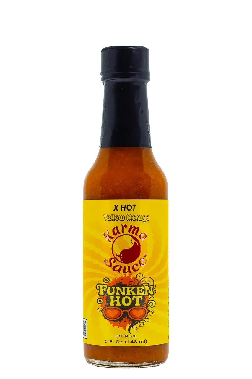 Karma Sauce Funken Yellow – Yellow Moruga Edition bottle