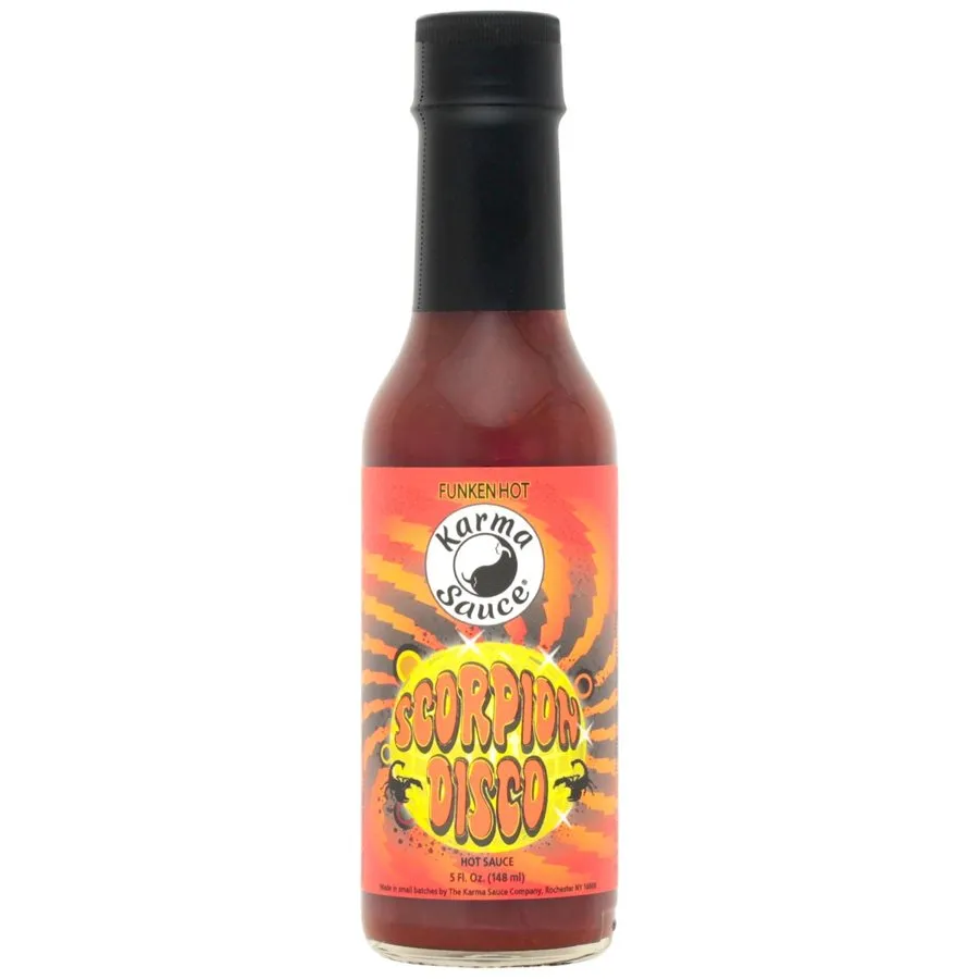 Karma Sauce Scorpion Disco bottle