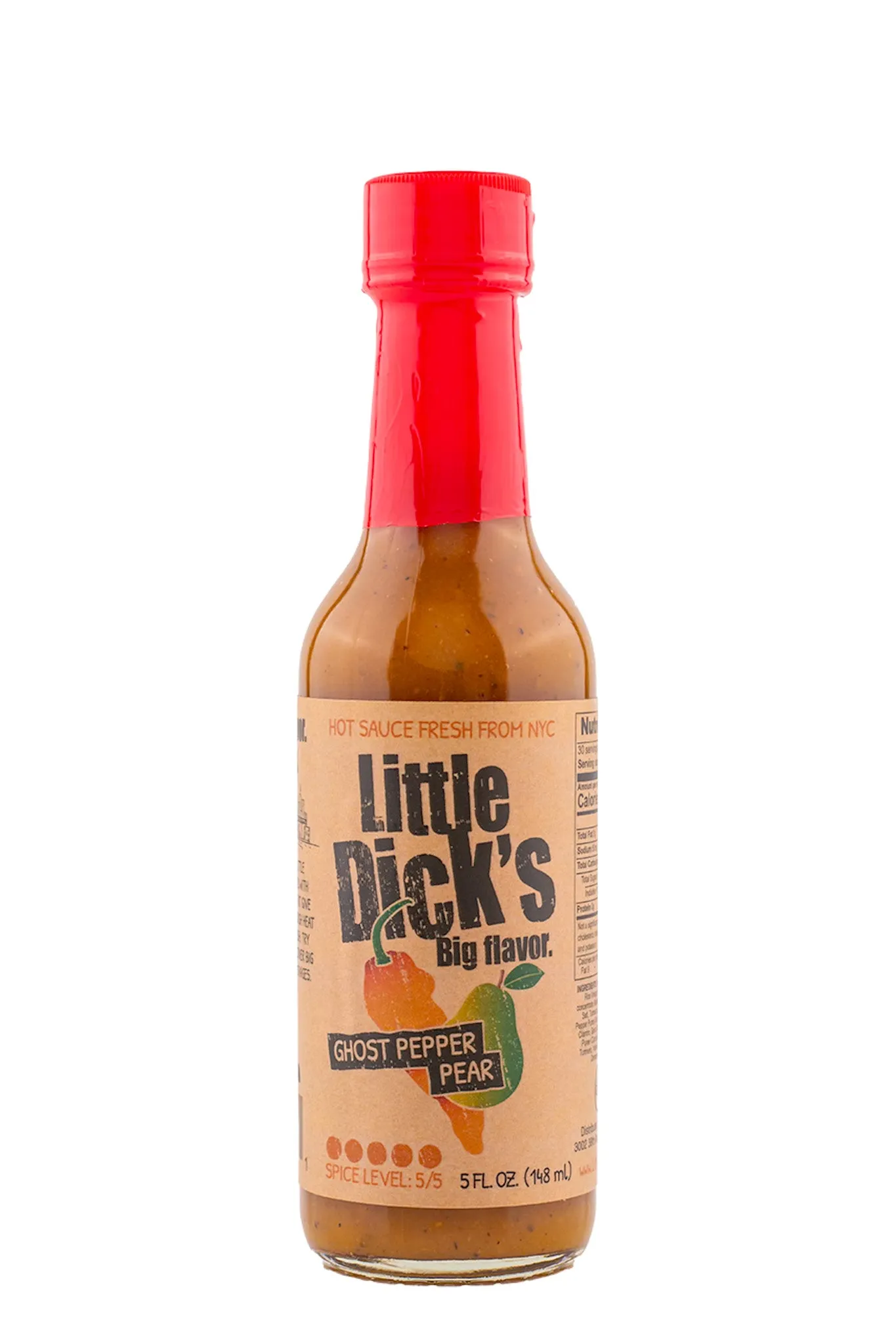 Little Dick's Ghost Pepper Pear bottle