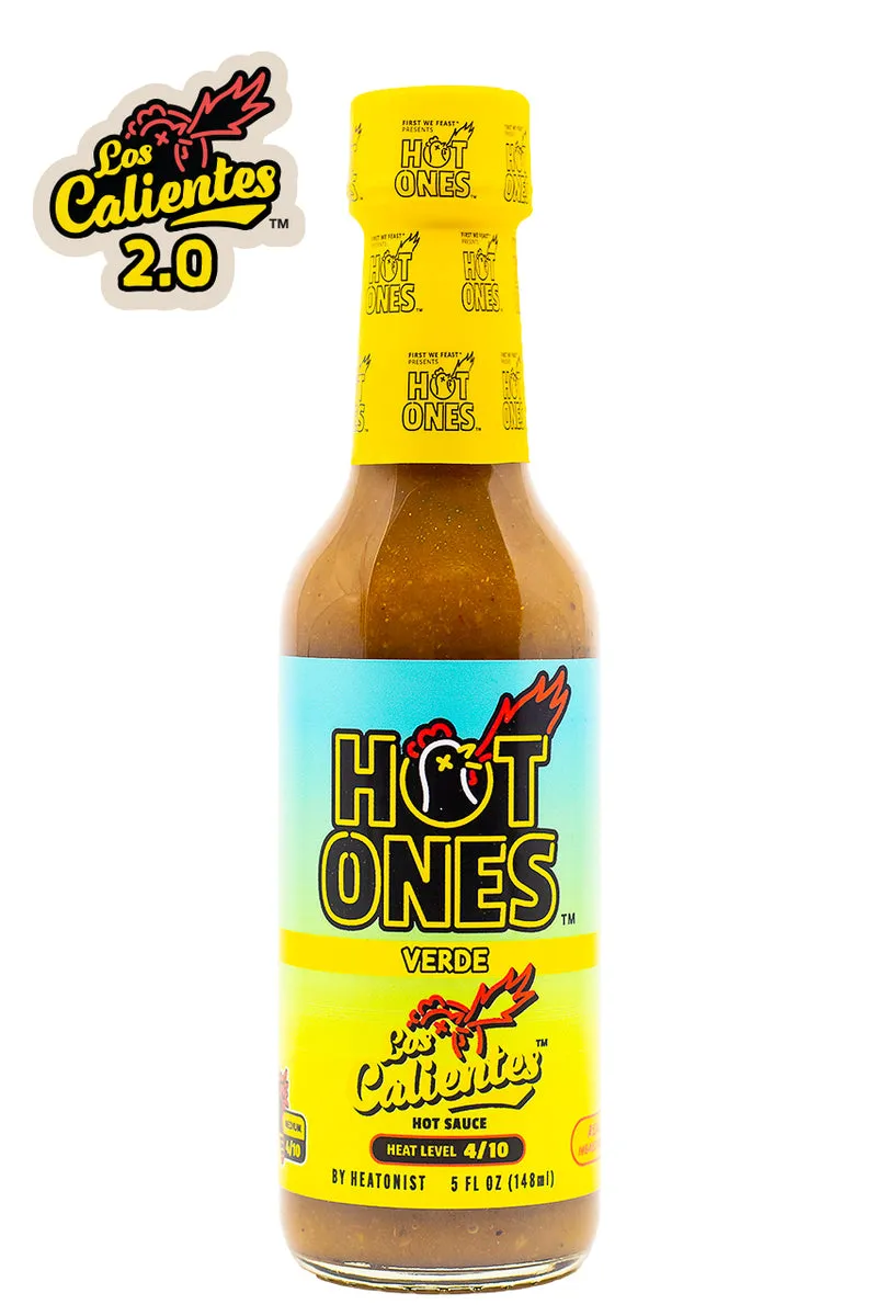 Hot Ones Los Calientes Verde bottle