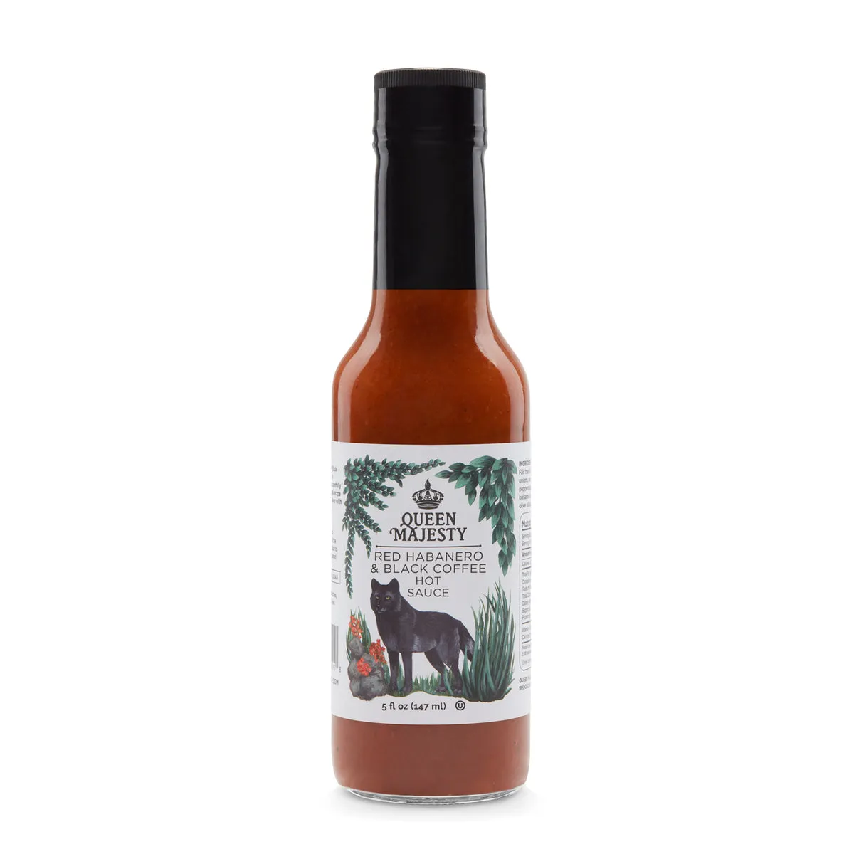 Queen Majesty Red Habanero & Black Coffee bottle