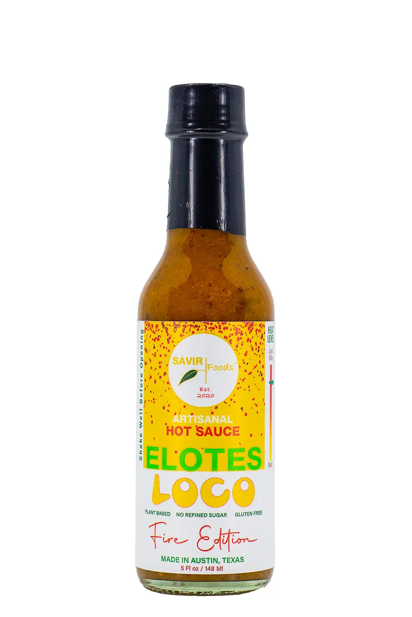 Savir Foods Elotes Loco Fire Edition bottle