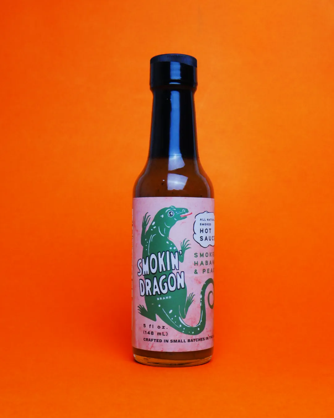 Smokin’ Dragon Smoked Habanero & Peach bottle