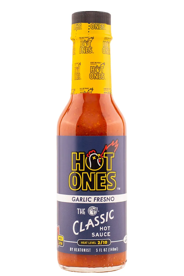 Hot Ones The Classic Garlic Fresno bottle