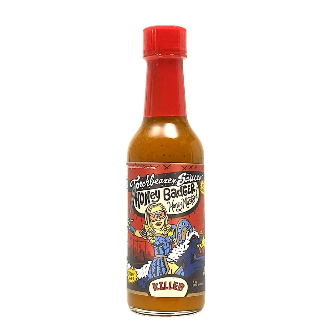 TorchBearer Sauces Honey Badger bottle